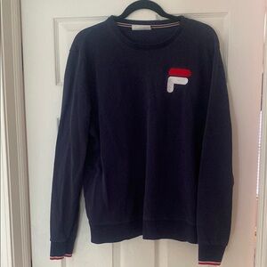 Fila Blue and Red Crewneck Sweater